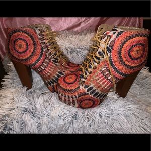 Booties w/Bright fun colors